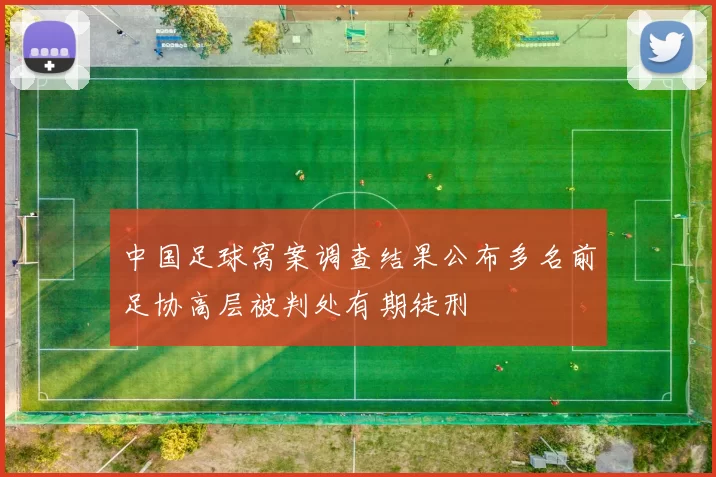 中国足球窝案调查结果公布多名前足协高层被判处有期徒刑